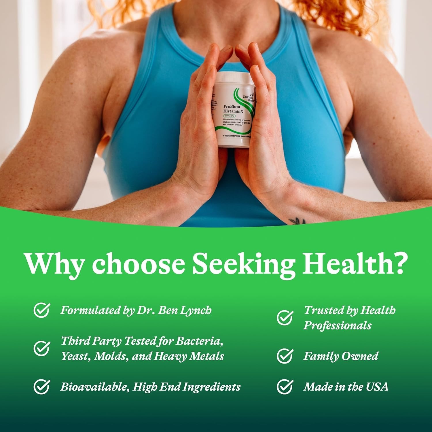 Seeking Health ProBiota HistaminX 60 Capsules Gut Support Digestion Supplement
