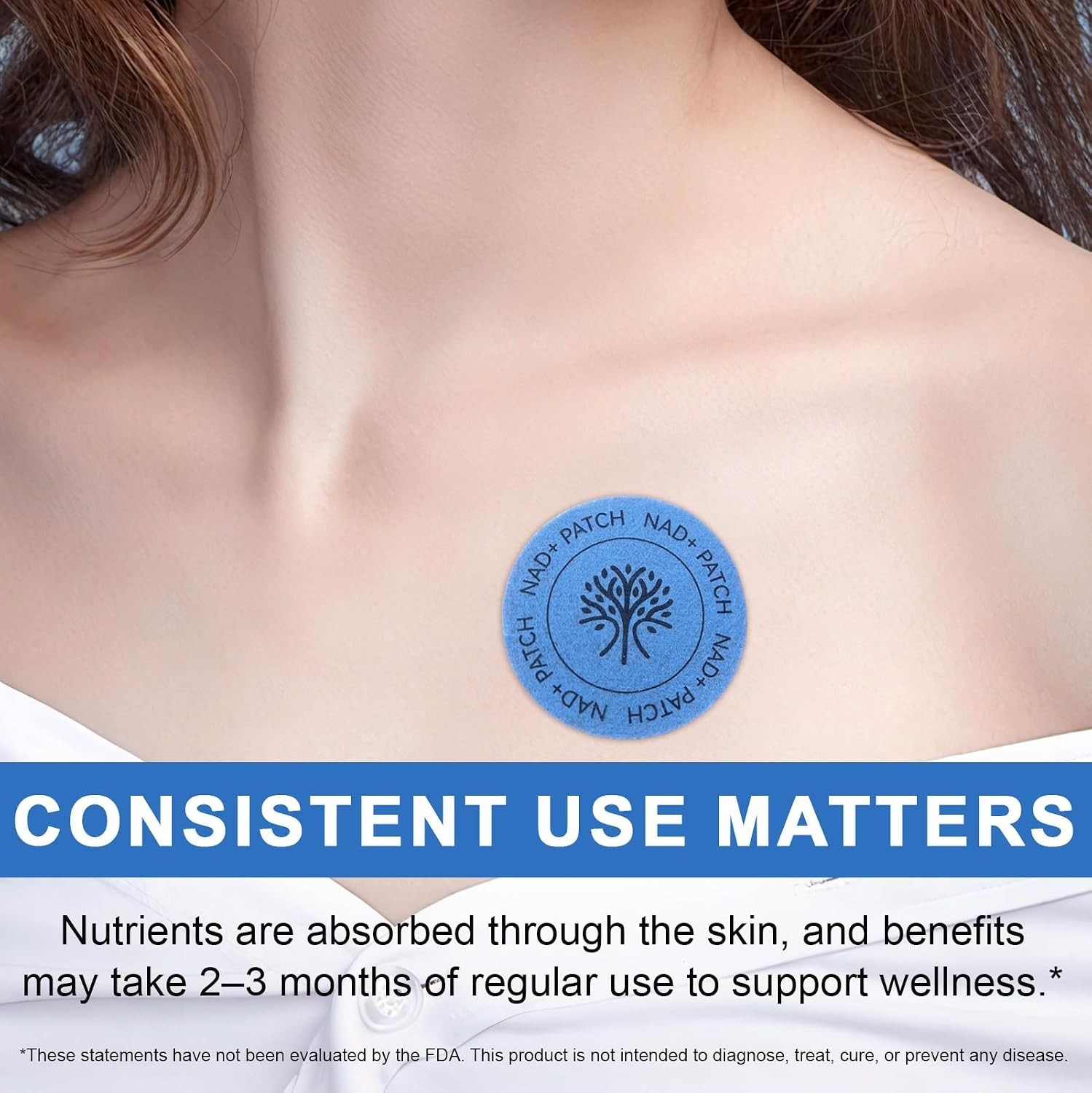 Innovative NAD+ Patches – 500mg NMN and Resveratrol for Age-Defying Support