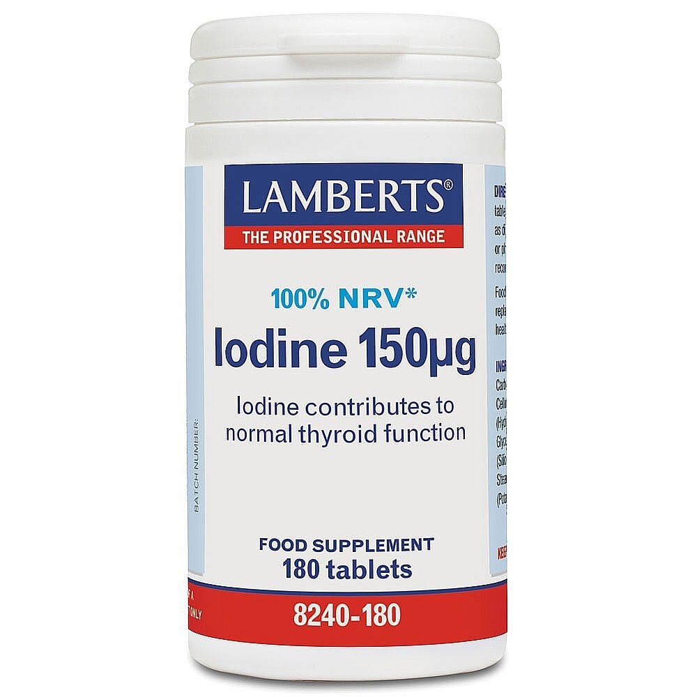 Lamberts Iodine 150ug Tablets (180 ) BBE 05/2028