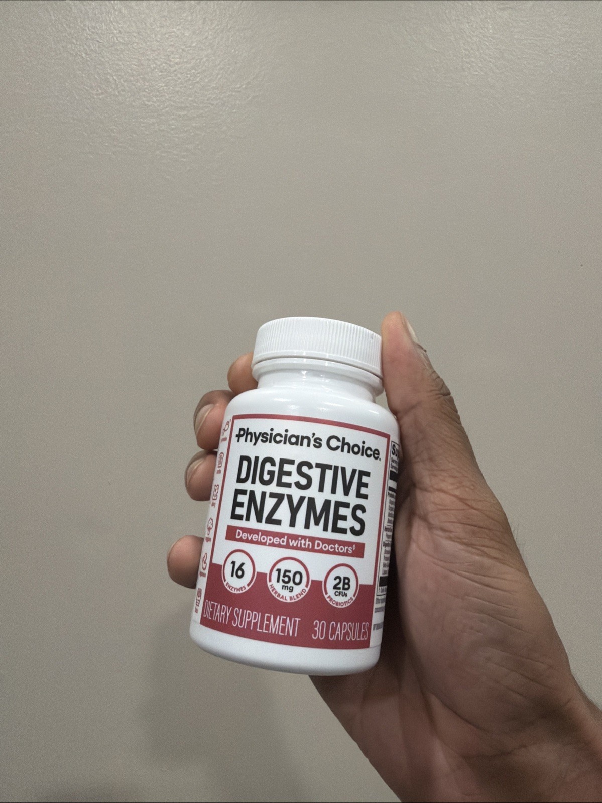 Physicians Choice Digestive Enzymes Capsules, 30-Pack