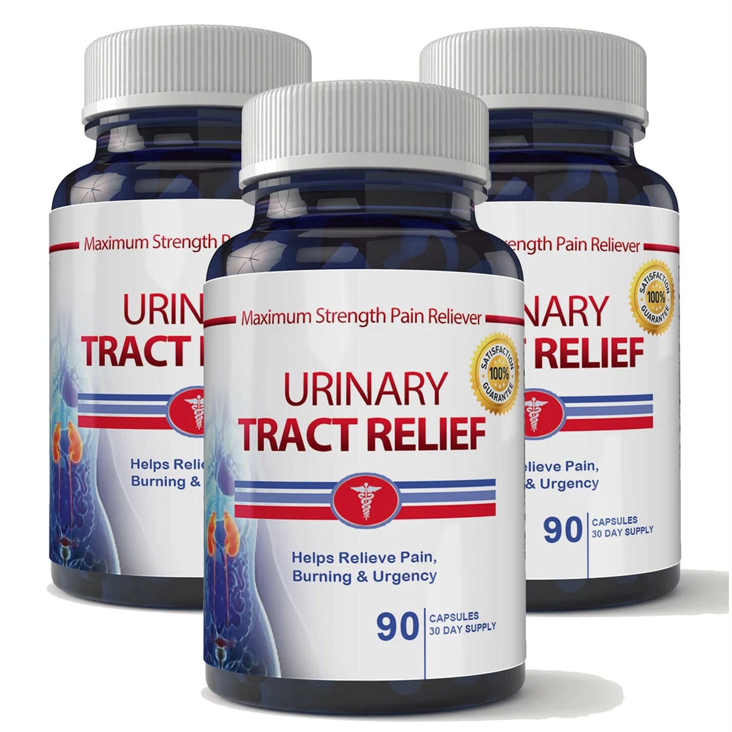 Advanced UTI Urinary Tract Infection Relief Pain Burning Caps Pill Free Shipping