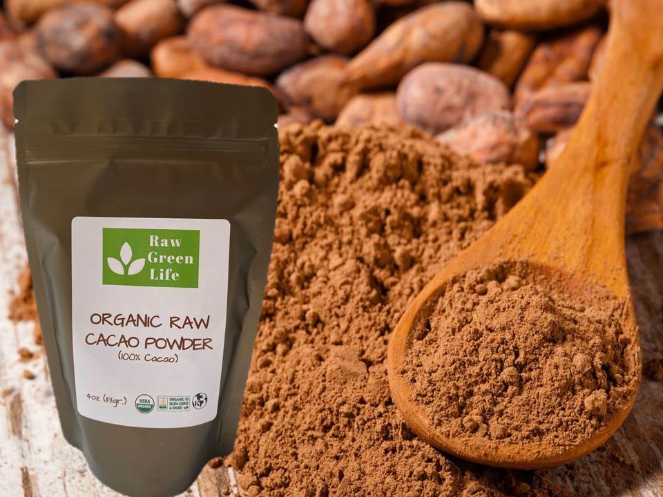 ORGANIC CACAO POWDER RAW VEGAN KOSHER NON-GMO KETO GLUTEN FREE PURE 4OZ.