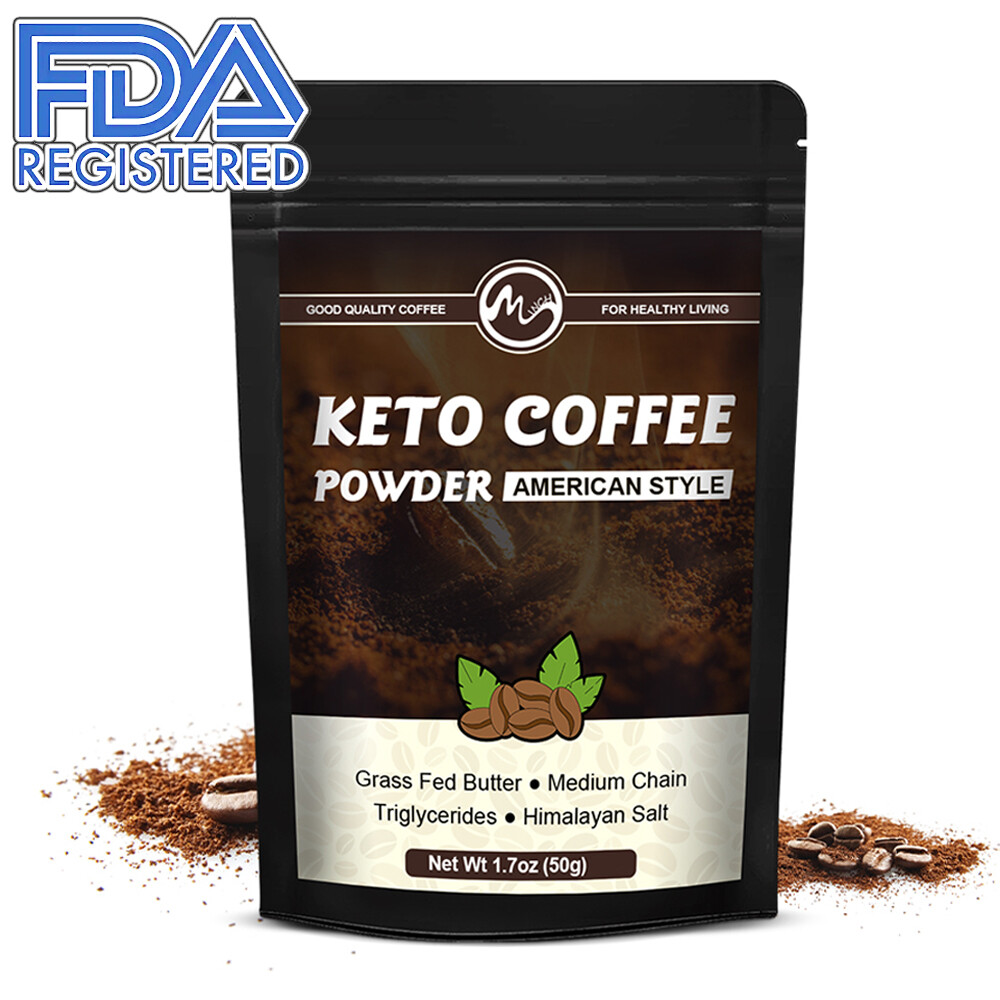 50g Keto Coffee Powder – Weight Loss Burn Fat Soft Drinks Appetite Suppressant