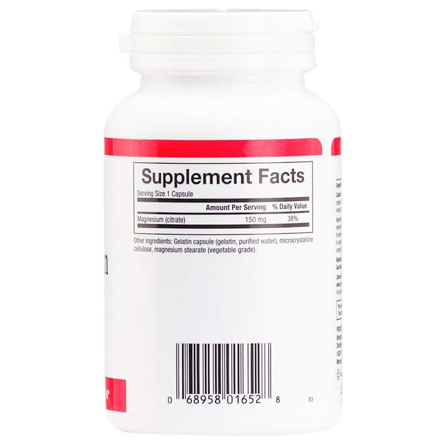 Natural Factors Magnesium Citrate, 150 mg, 90 Capsules