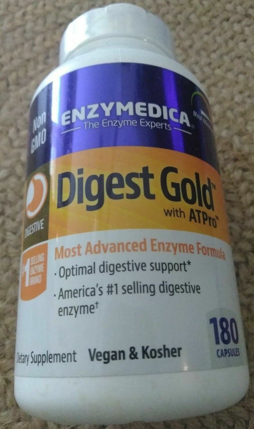 Enzymedica Digest Gold with ATPro 180 Caps New