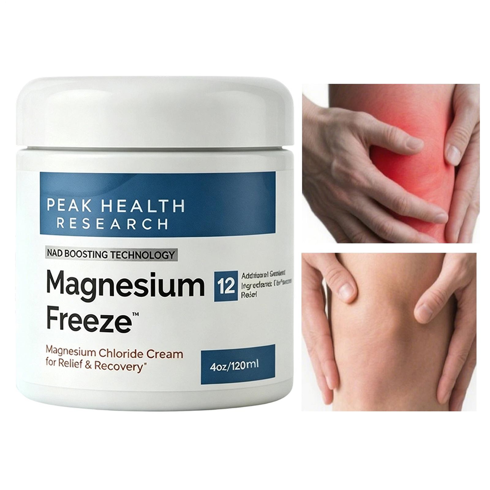 Magnesium Freeze – Topical Magnesium Cream with Niacinamide for Joints 100g