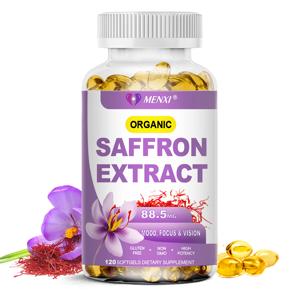 Saffron Extract 120 Capsules – 88.5mg Stress Relief & Mood Support Antioxidant