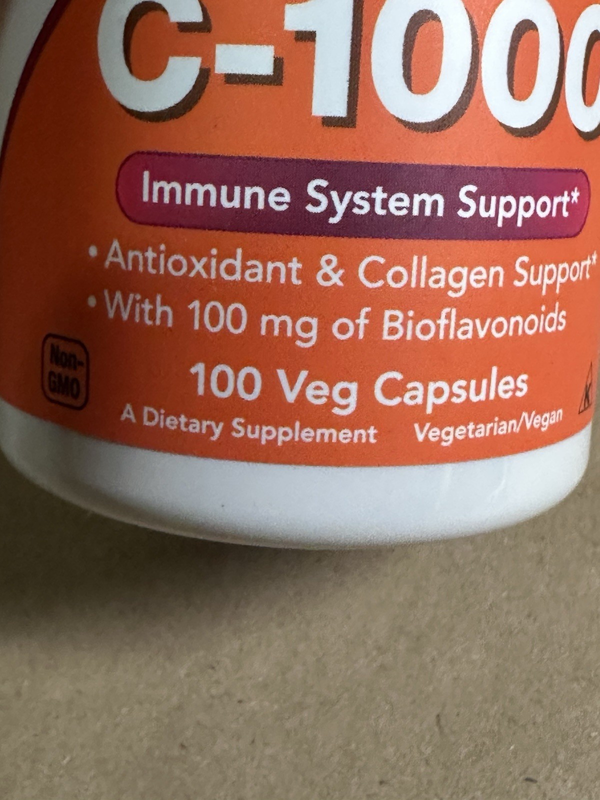 (2bottles!) Vitamin C-1000 With rose hips, 100 Tabs By Now Foods 06/2028