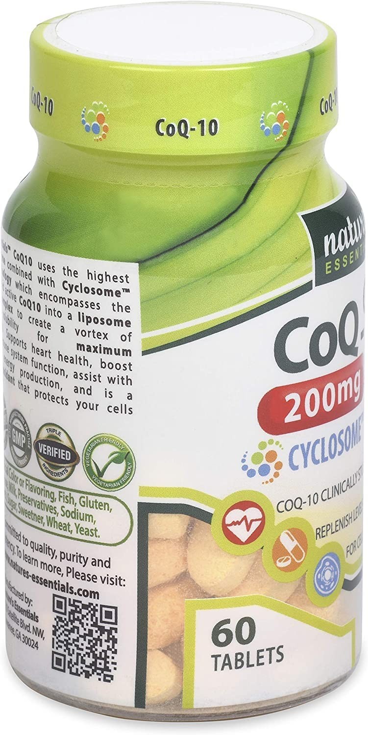 CoQ10 200mg Heart Health Support | Cellular Energy Boost | Liposomal Delivery |