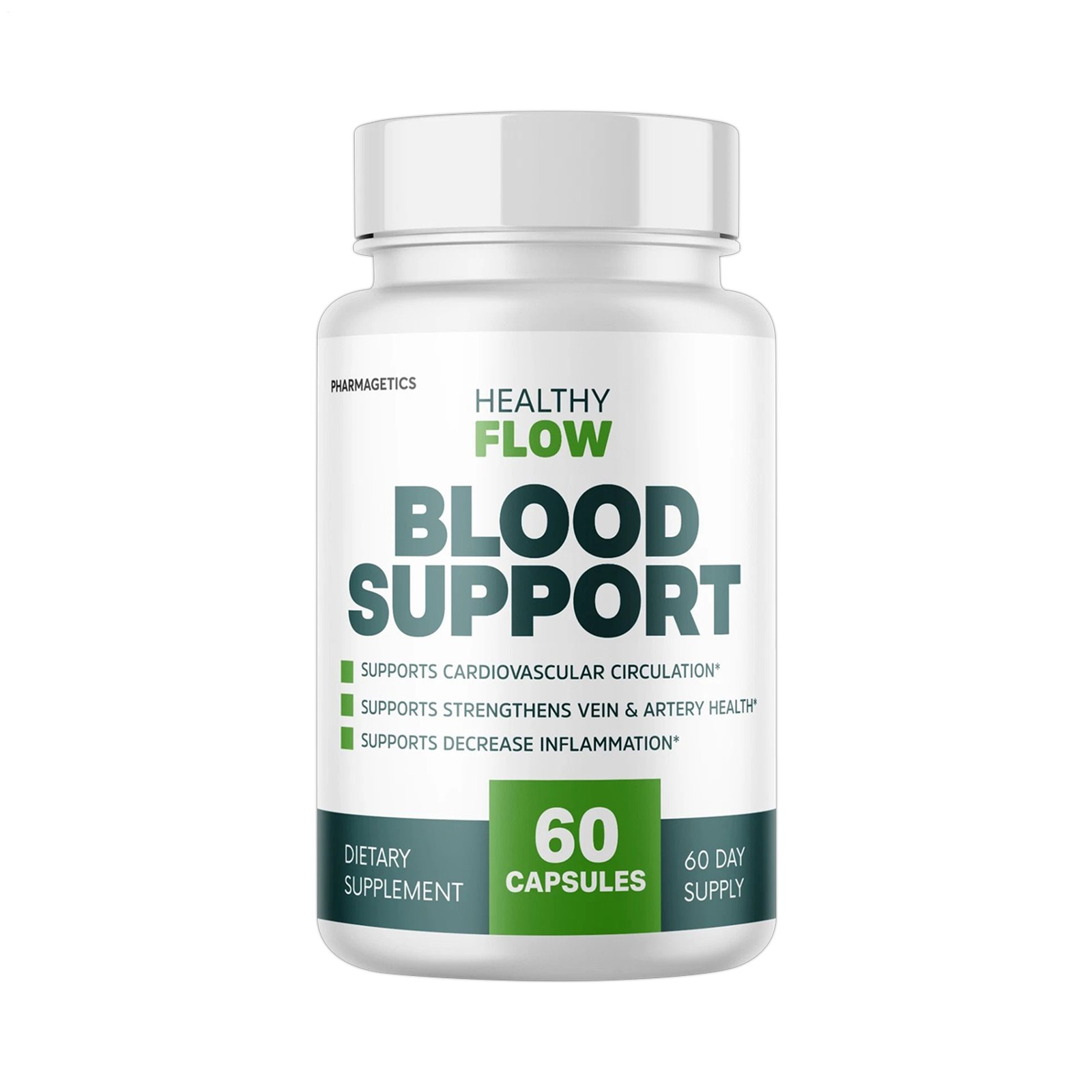 Healthy Flow Blood Support, Cardiovascular Circulation – 60 Genuine Capsules