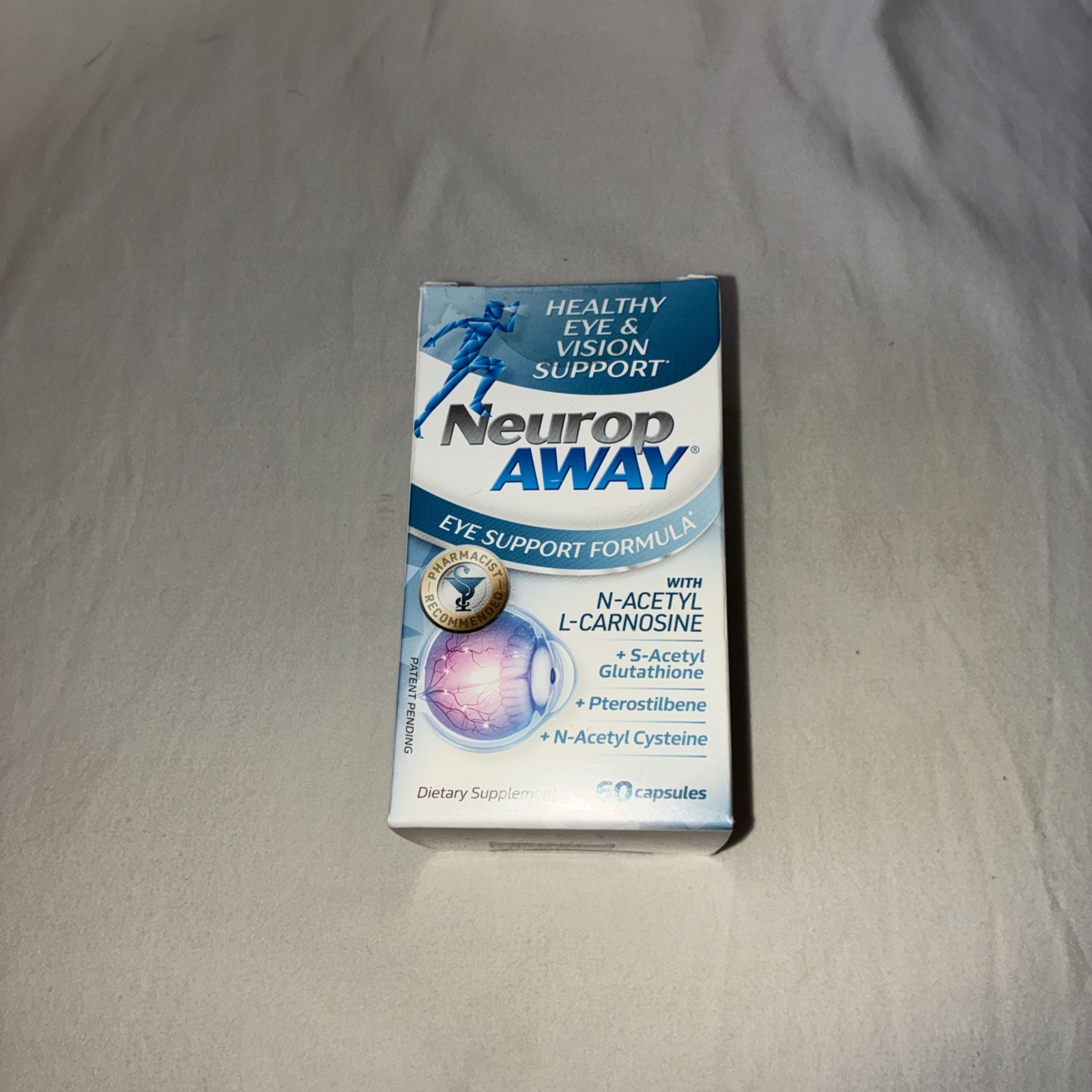 New Neurop Away Eye Support Formula – 60 Capsules Each Box Exp. 08/2026