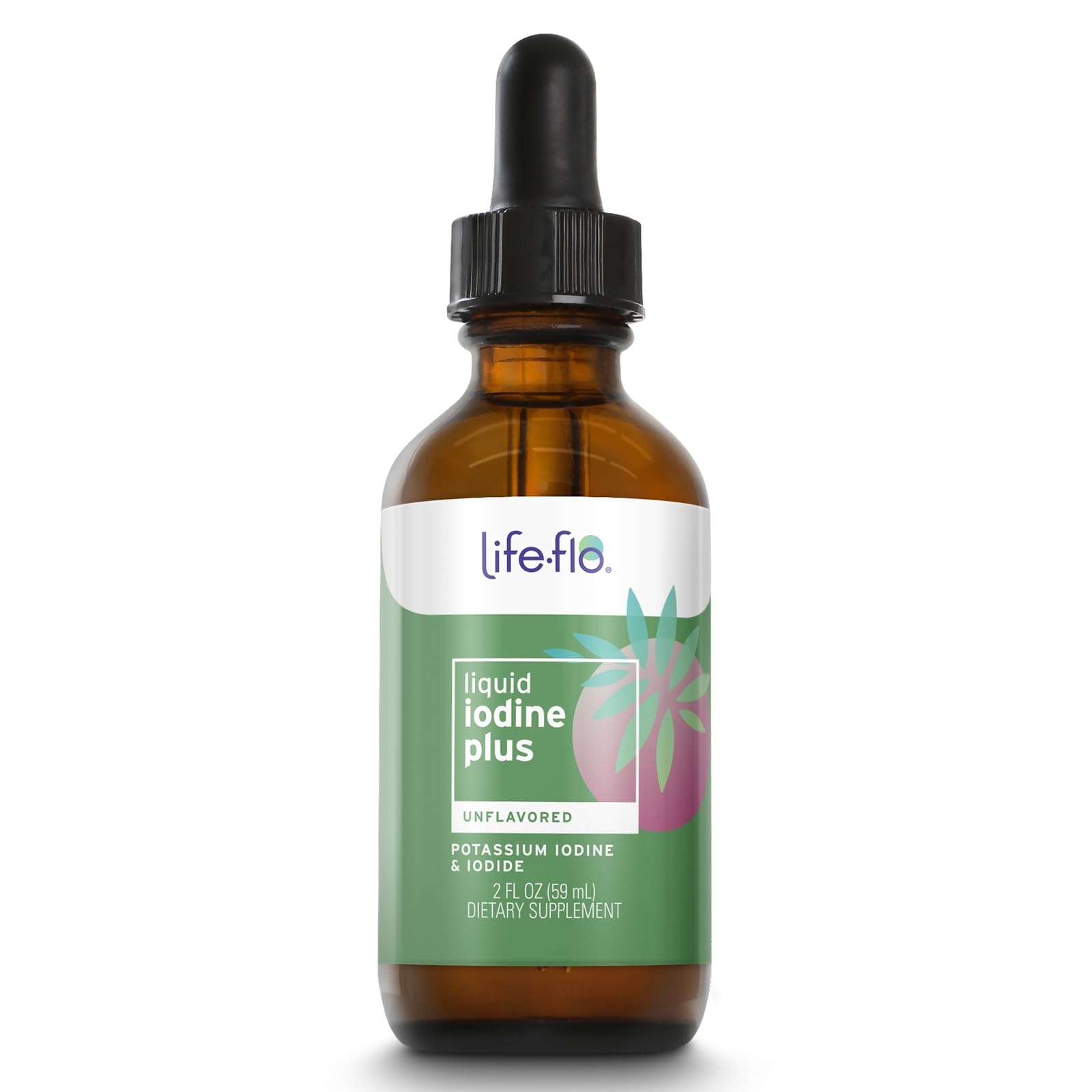 Life-flo Liquid Iodine Plus 150 mcg, 2 Fl Oz (Pack of 1), No Color