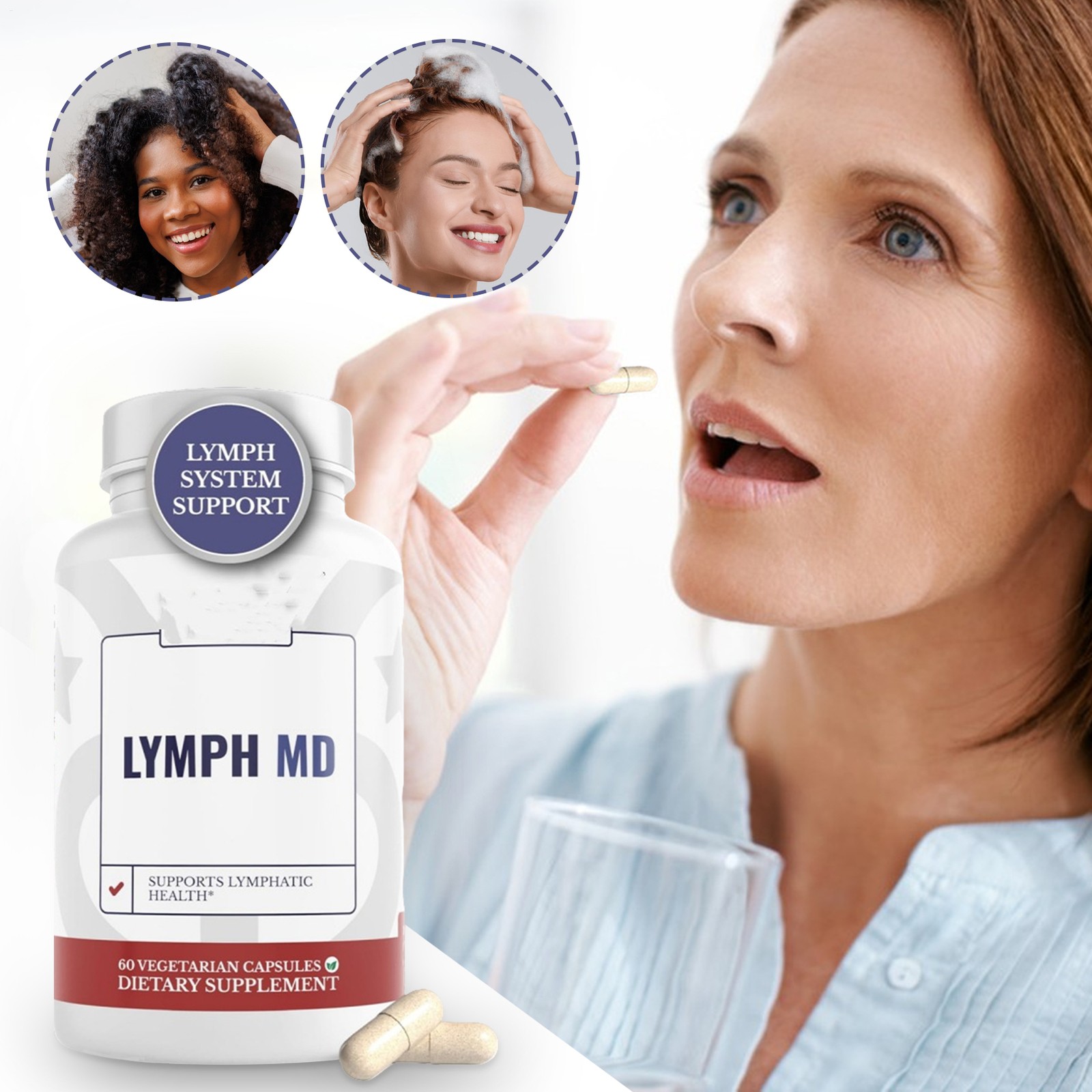 LYMPH MD Lymphatic Drainage Supplement 60ct – Nation Health Lymph System Health