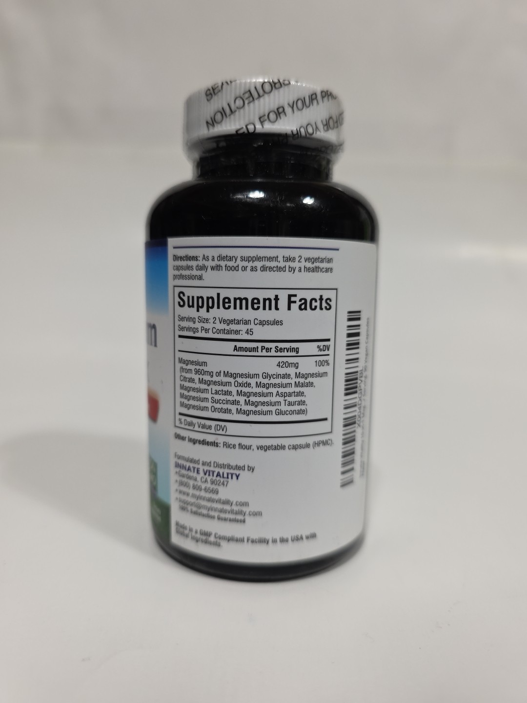 10-in-1 Magnesium Complex 960mg, 420mg Elemental Mag per Serving,Exp 4/28