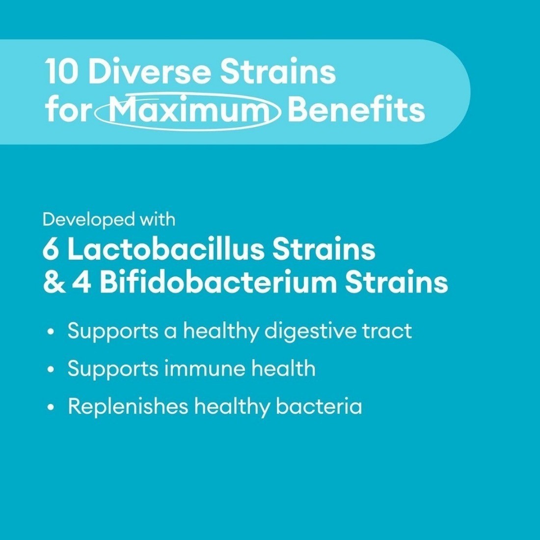 Physician’s Choice Probiotics 60 Billion CFU10 Strains + Organic Prebiotics NEW