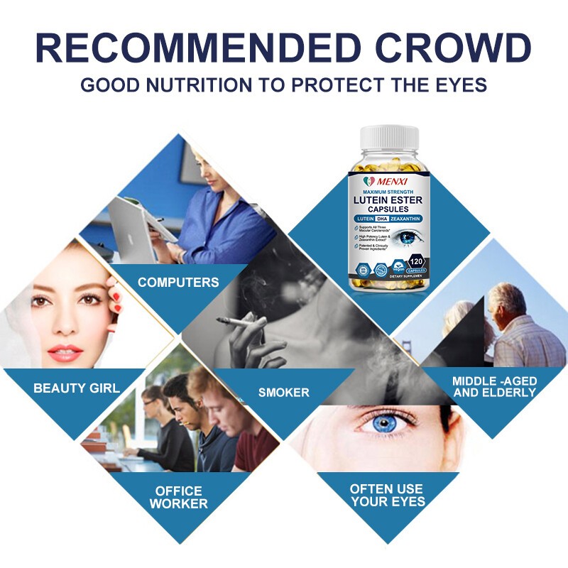 Eye Vitamins Lutein and Zeaxanthin – Relief Eye Strain Vision Health, Supplement