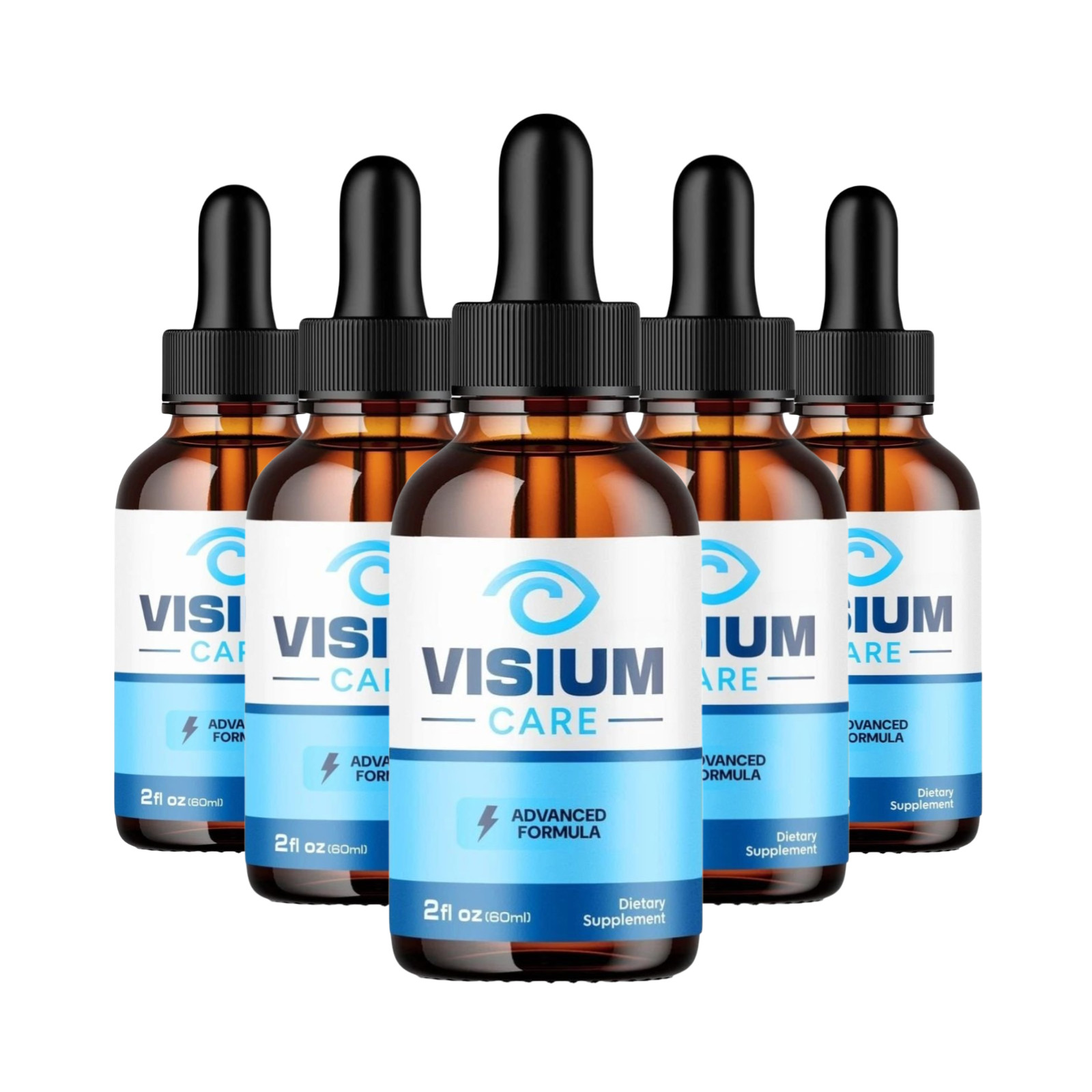(5-Pack) Visium Care Drops – Visium Vision Health Support Liquid Drops (150Serv)