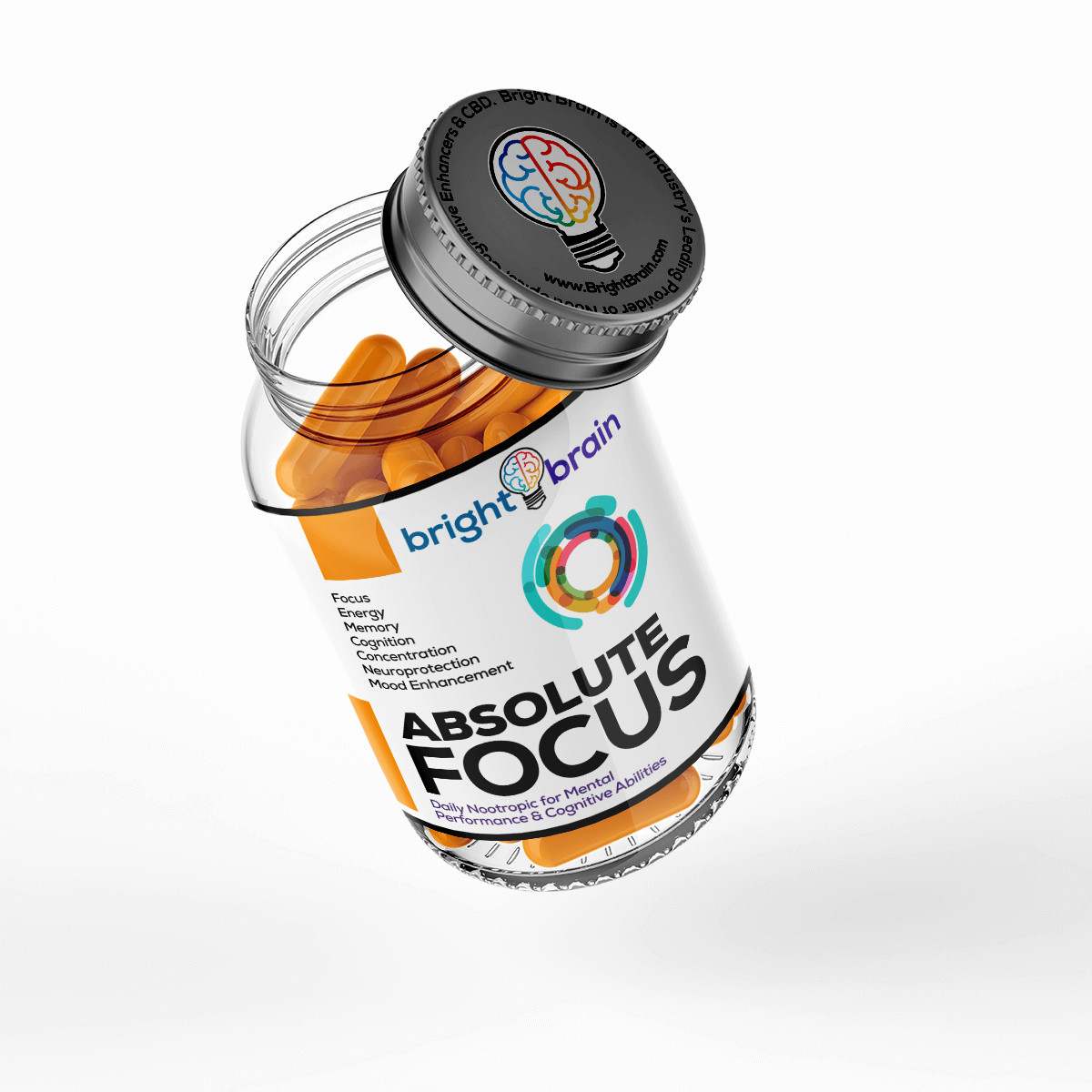 Bright Brain Absolute Focus Supplement – #1 Nootropic For Focus, Energy, Memory+