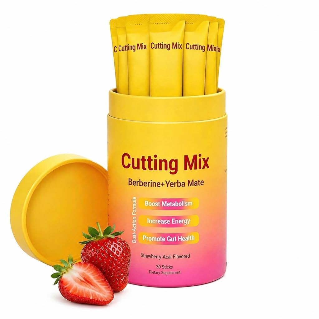 Sugar-Free Cutting Drink Mix – Berberine, Chromium, Metabolism Support | Vegan,