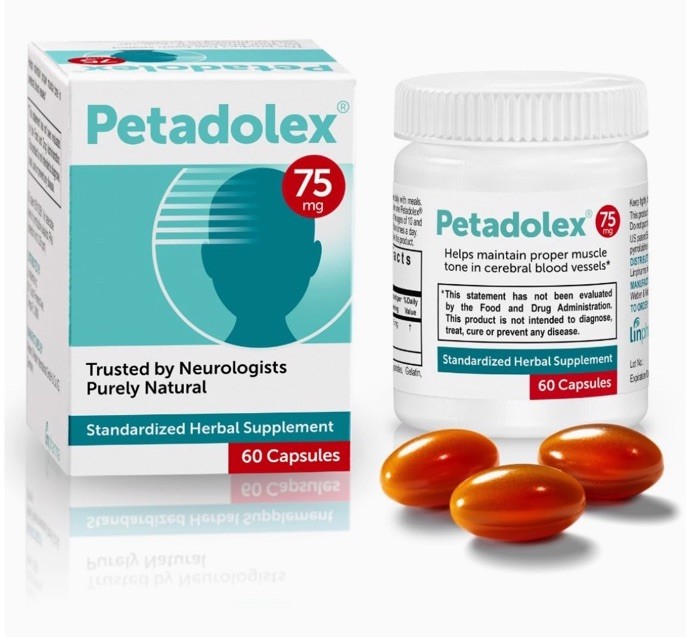 Petadolex Migraine Relief 60 Capsules – 75mg – Exp. 09/2027 – NEW