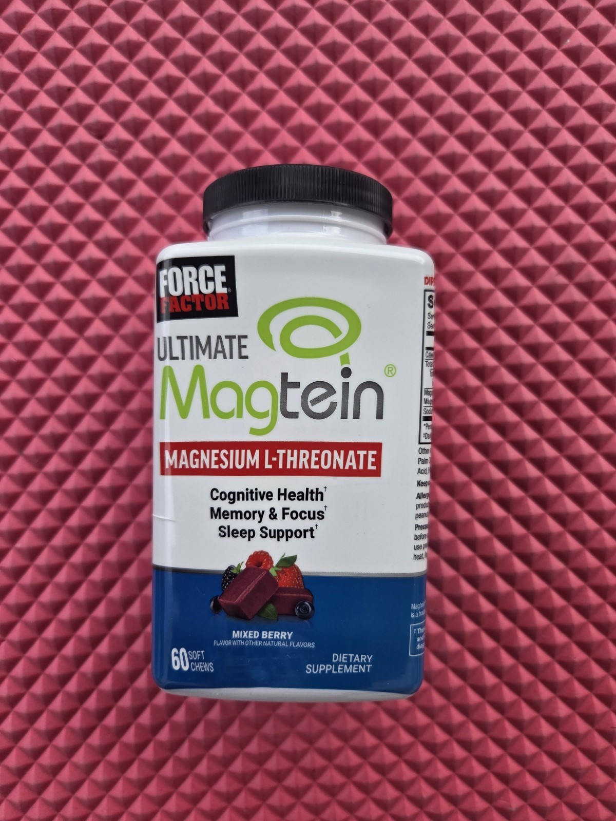 Force Factor Ultimate Magtein Magnesium L-Threonate 60 Ct BEST BY 05/2027
