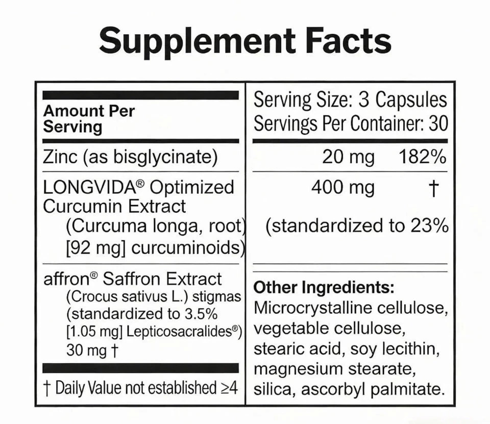 BrainMD Happy Saffron Plus – 3 Bottles – Mood & Memory Support – 90ct Each