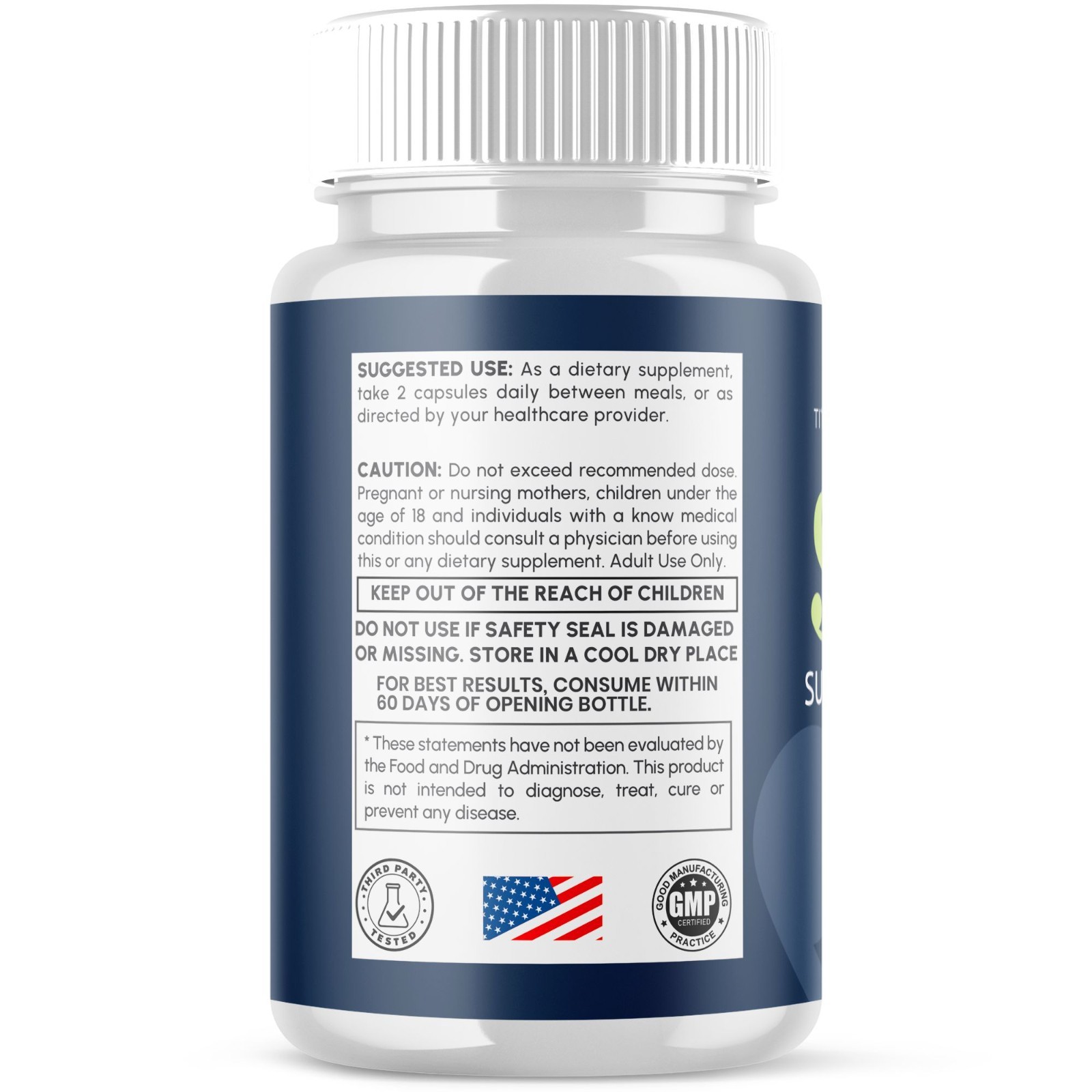 (1 Pack) Sofon Nootropic All Natural Super Nerve Support Supplement 60 Capsules