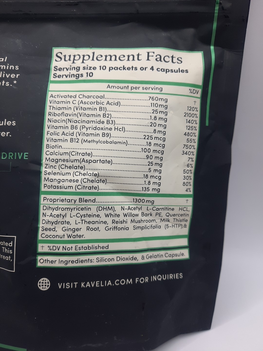 KAVELIA RECOVER 10 Packets Original Supports LIVER DETOX 07/2028