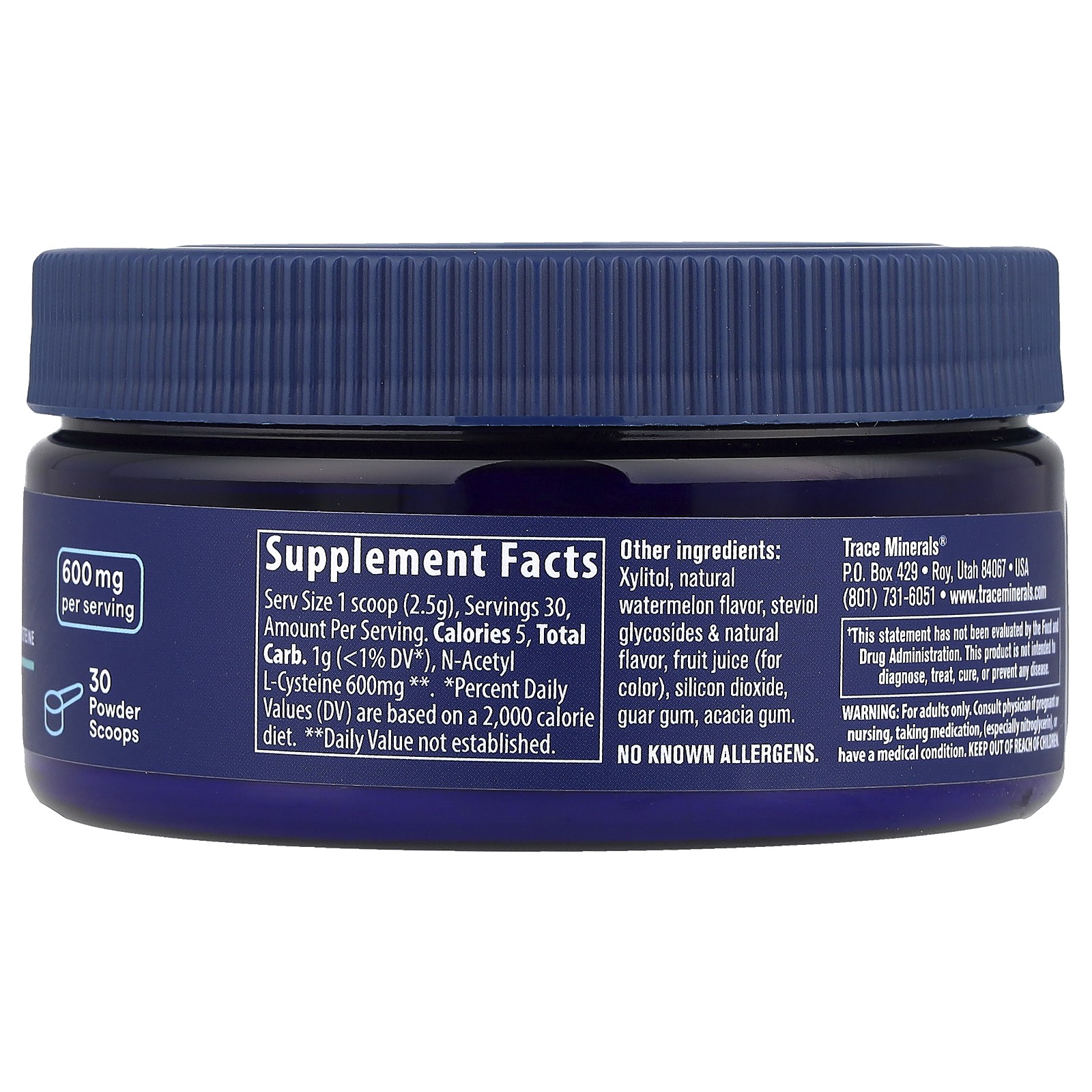 NAC Powder, Watermelon, 2.6 oz (75 g)