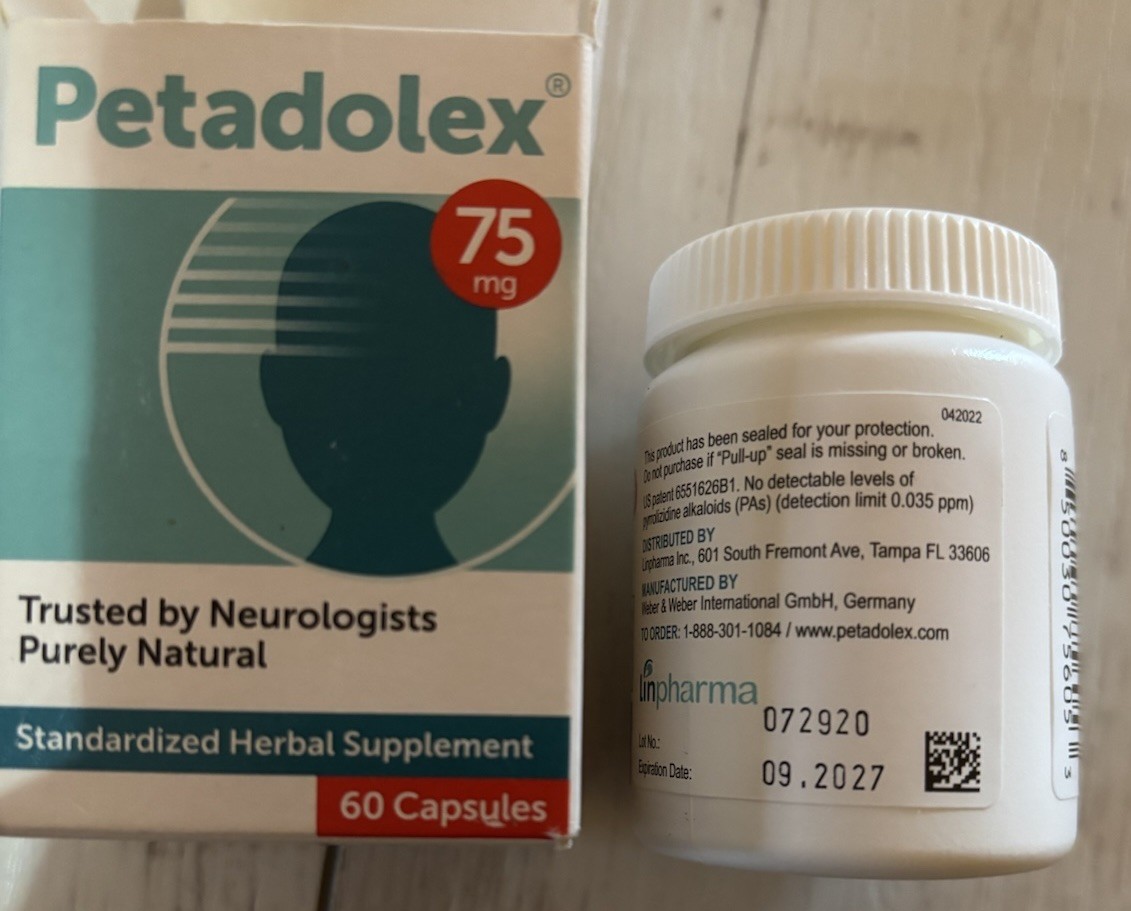 Petadolex Migraine Relief 60 Capsules – 75mg – Exp. 09/2027 – NEW