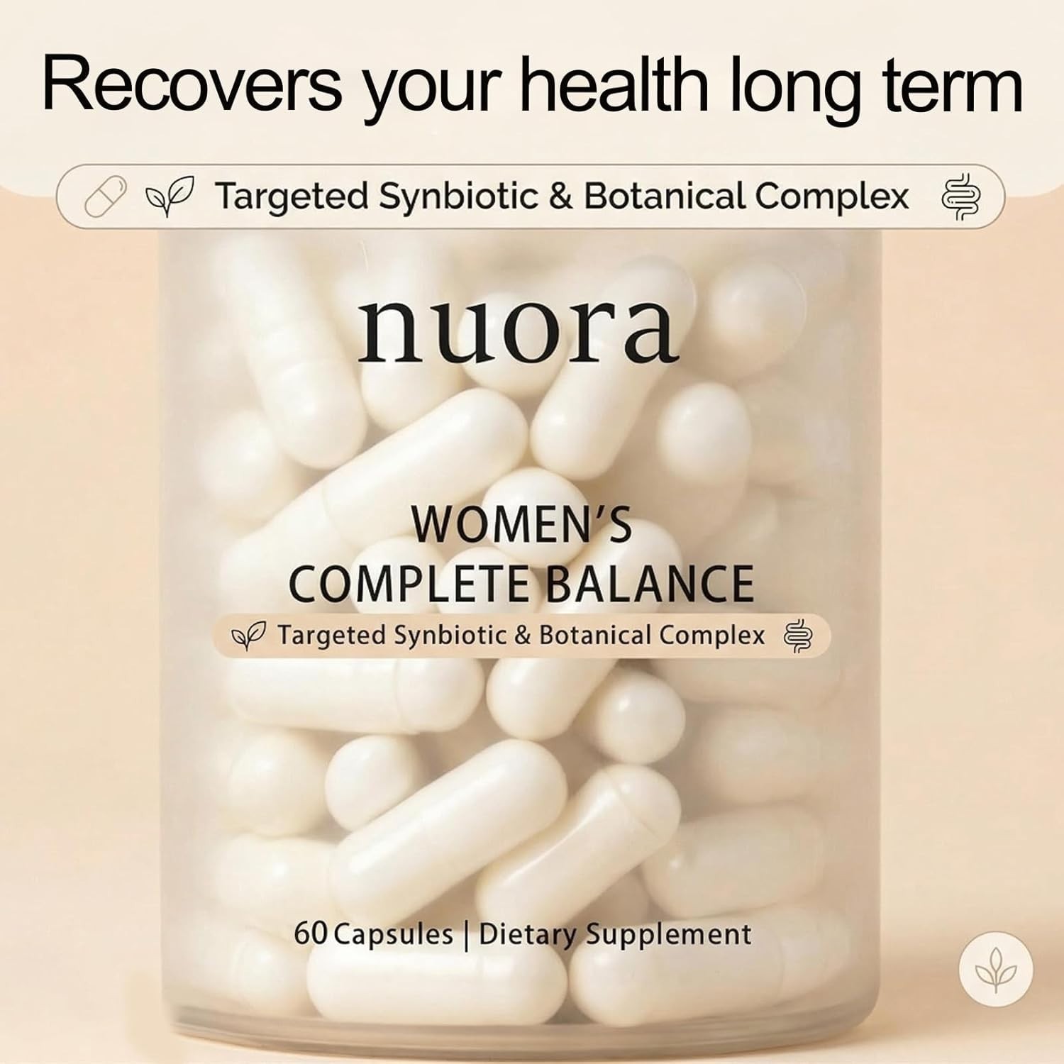 Nuora™ Women’s Gut Biofilm Ritual Complete Balance 60 Caps | Free Shipping