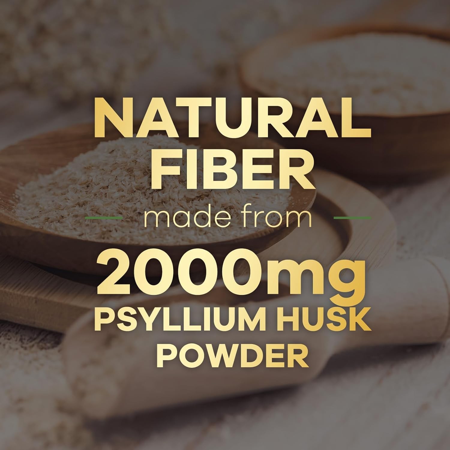 Psyllium Husk Fiber Supplement 1500Mg, Natural Daily Soluble & Insoluble Fiber P