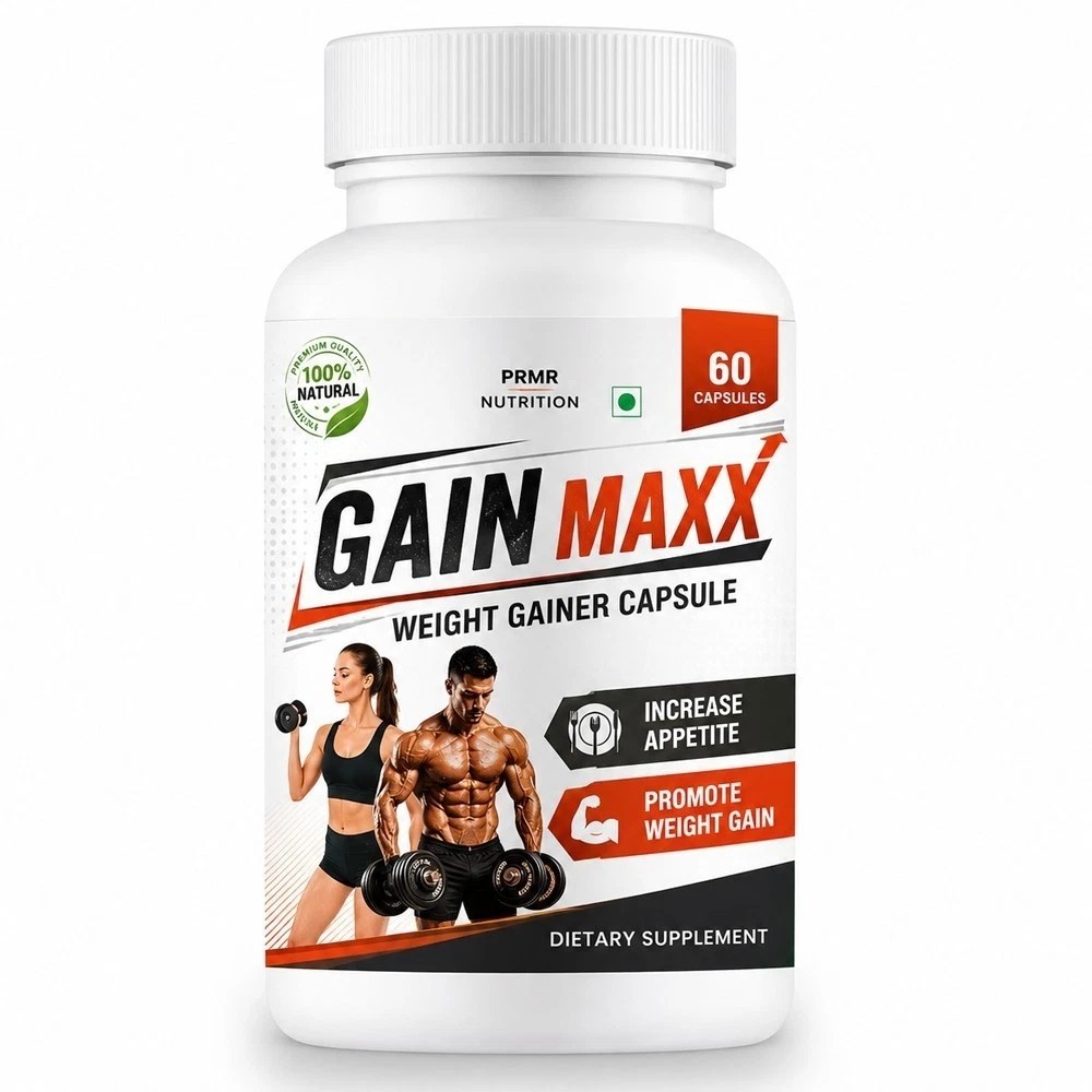 Weight Gainer Pills 60 Count | Appetite Booster for Men & Women | Mass Gain Caps