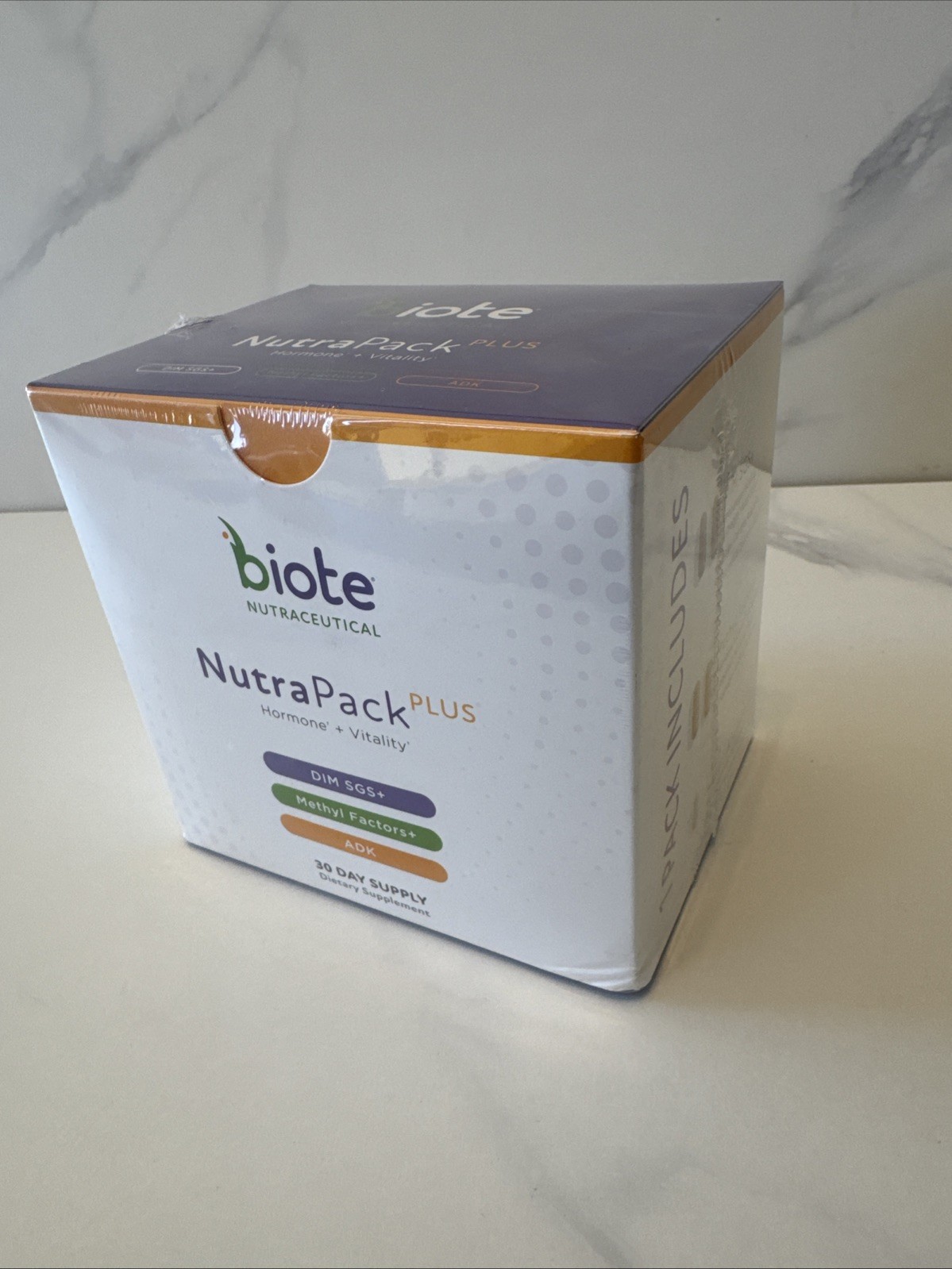 Biote Nutraceutical Nutra Pack Plus 30 Day Supply Hormone + Vitality Supplement