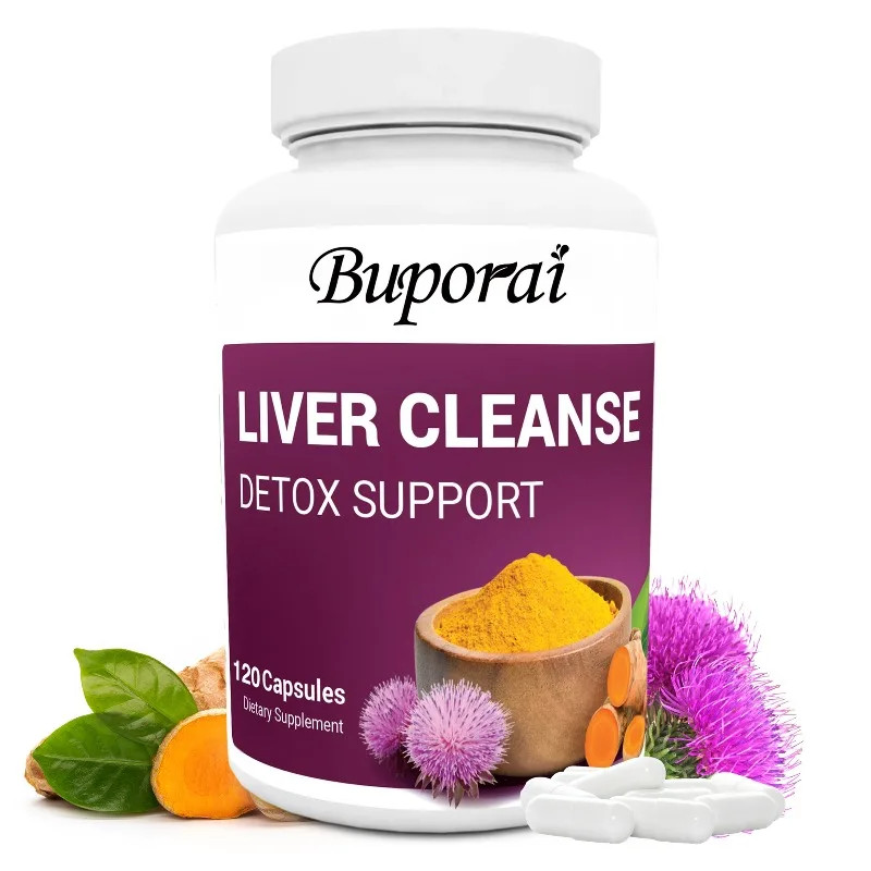 Liver Cleanse Detox 120pcs,Support Cell Repair,Promotes Digestion and Absorption