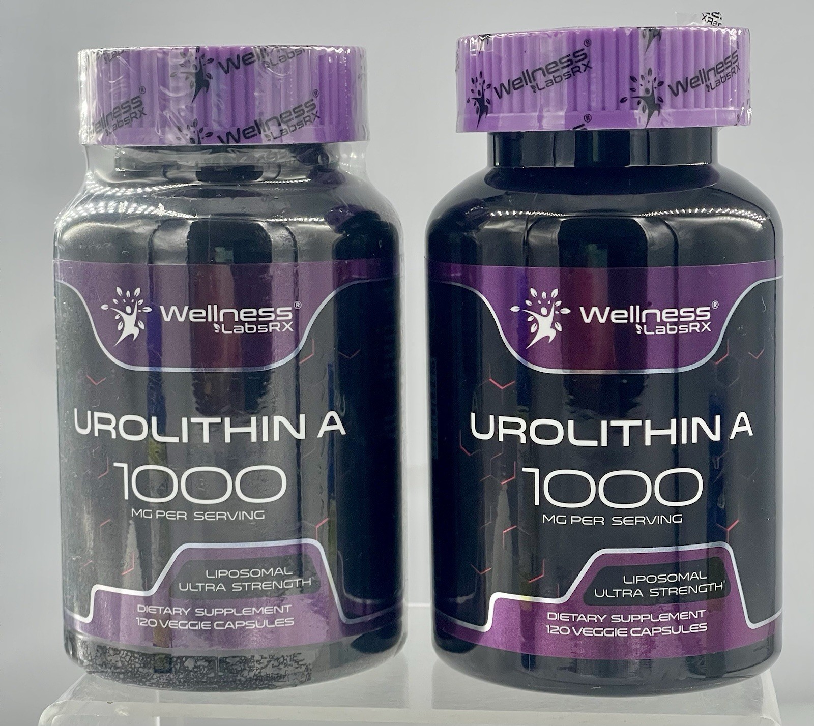 Lot of 2 Wellness LabsRX Urolithin A 1000 Liposomal 240 Caps Exp 04/2028
