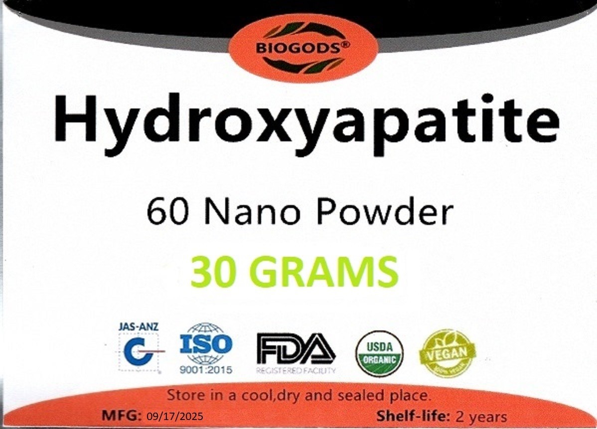 NANO HYDROXYAPATITE 99.5% Pure Oral Tooth 🦷 Health 1oz 30g