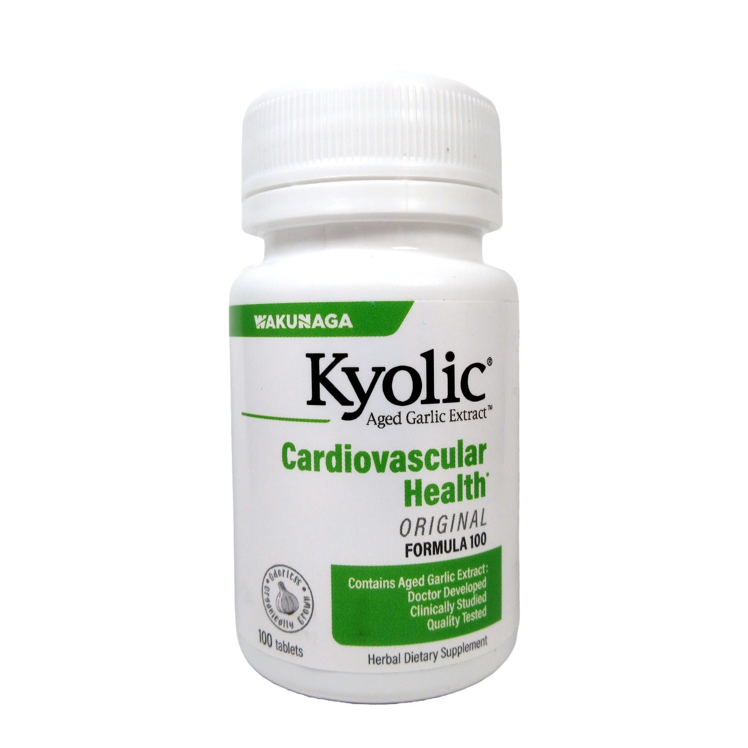 Kyolic Cardiovascular Health Formula 100 Aged Garlic Extract AGE 100 Tablets