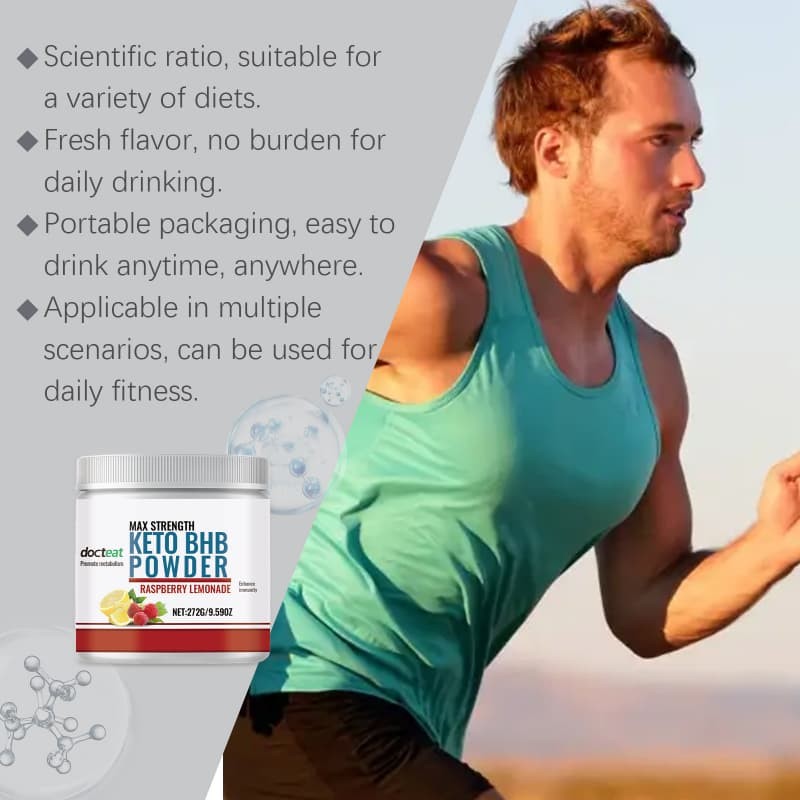 Powder Keto 20 Raspberry Lemonade Ketones Drink New BHB Servings Increase energy