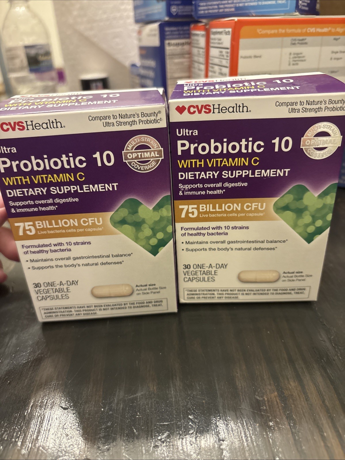 2x Probiotics Daily Probiotic 75 Billion CFU 10 Strains 30 Caps – 09/26