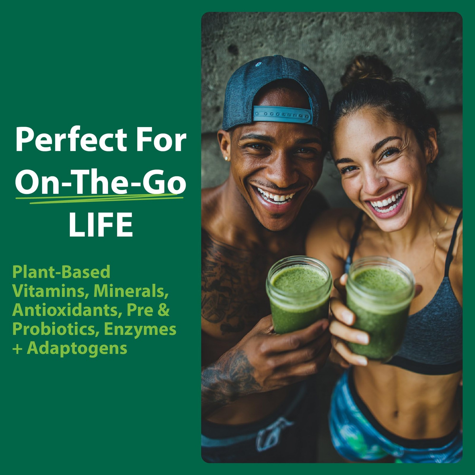 MacroLife Naturals Macro Greens Superfood Powder – 38 Superfoods with Probiot…