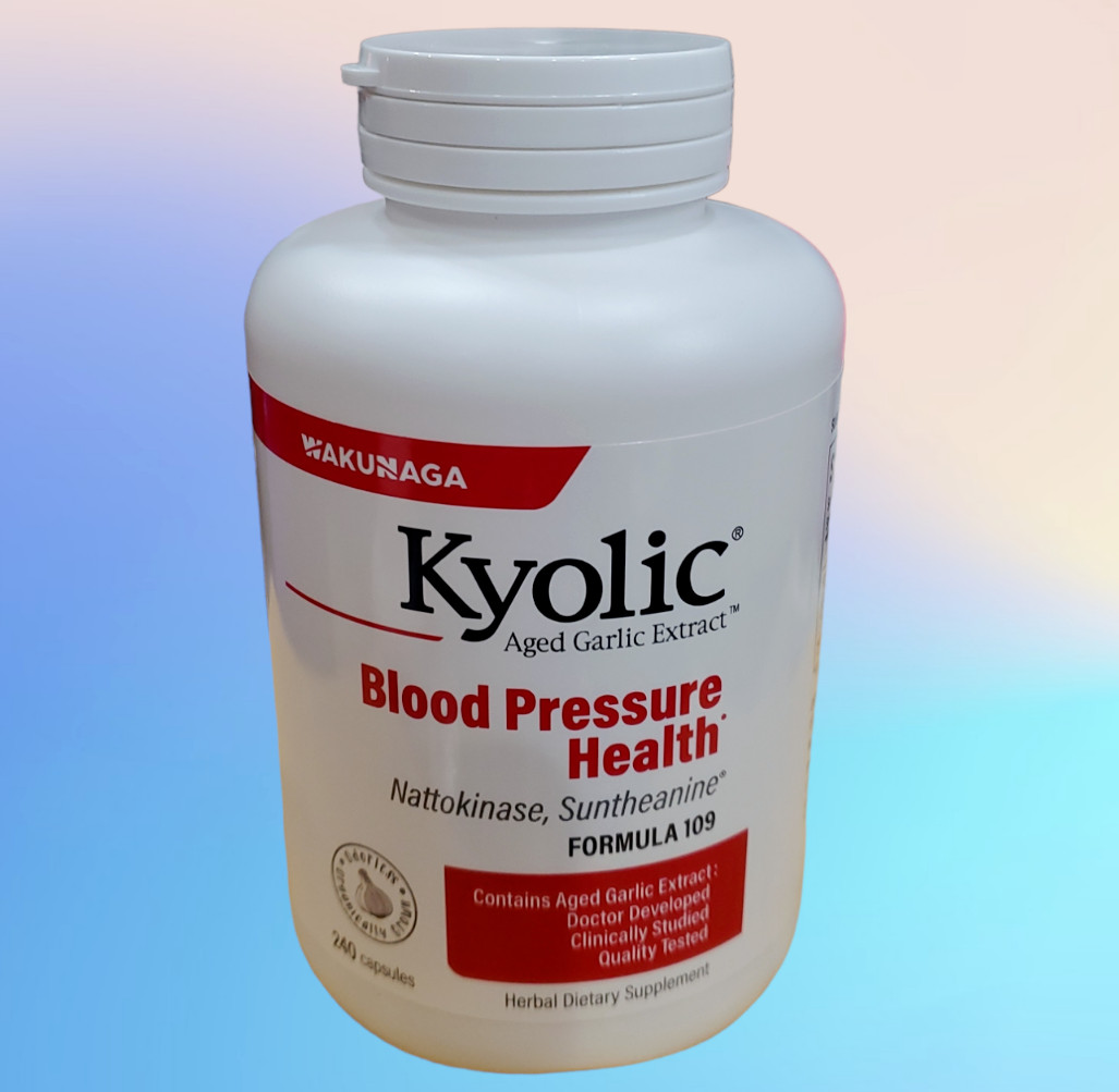 240 Capsules Kyolic Aged Garlic Extract Formula 109 Blood Pressure Health 01/28