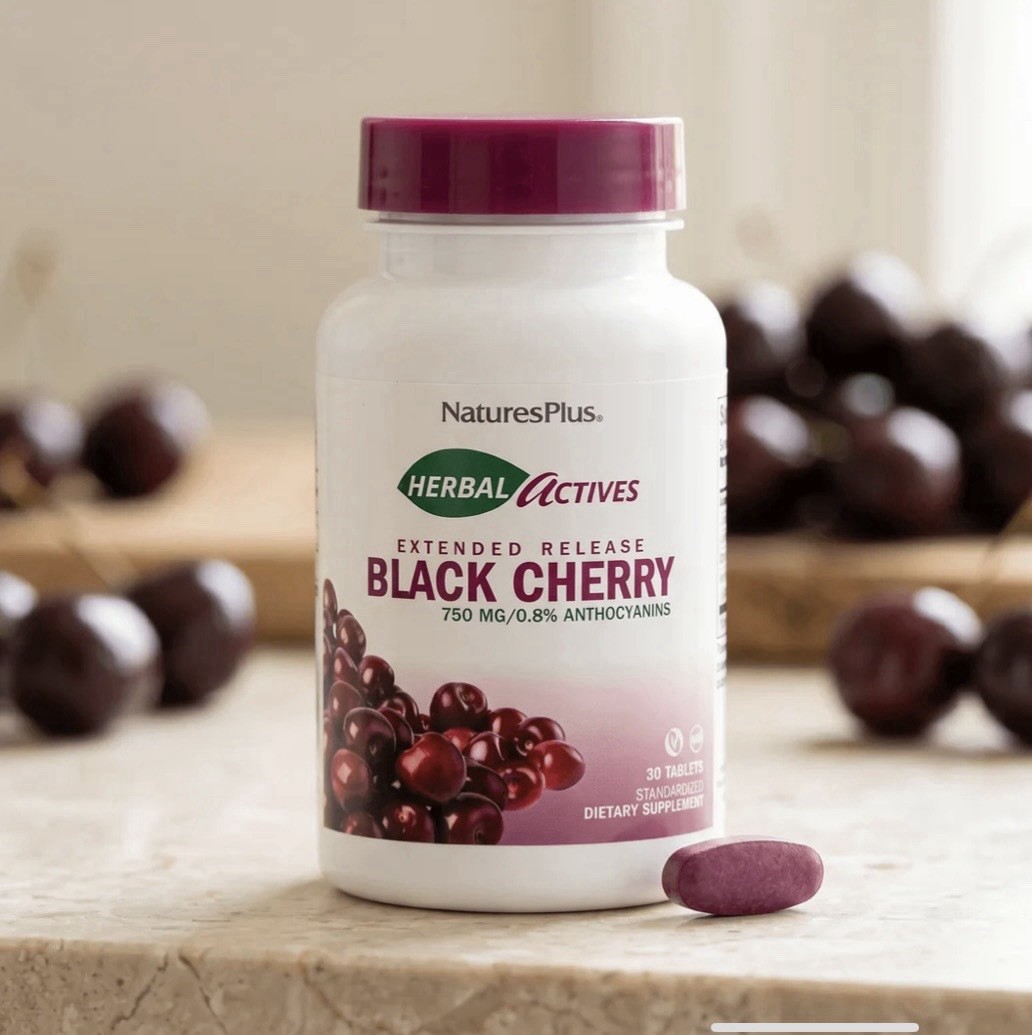 Nature’s Plus Herbal Actives Black Cherry 🍒 Extended Release 2-Pack NEW/SEALED