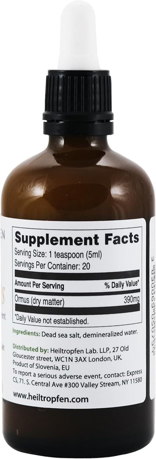 3.4 Fl Oz Ormus with Atomic Minerals – Unflavored Nutritional Drops, Dairy-Free