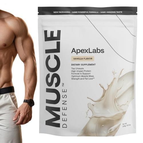 APEXLABS MUSCLE DEFENSE VANILLA FLAVOR – 8.57 OZ – NEW PACKING
