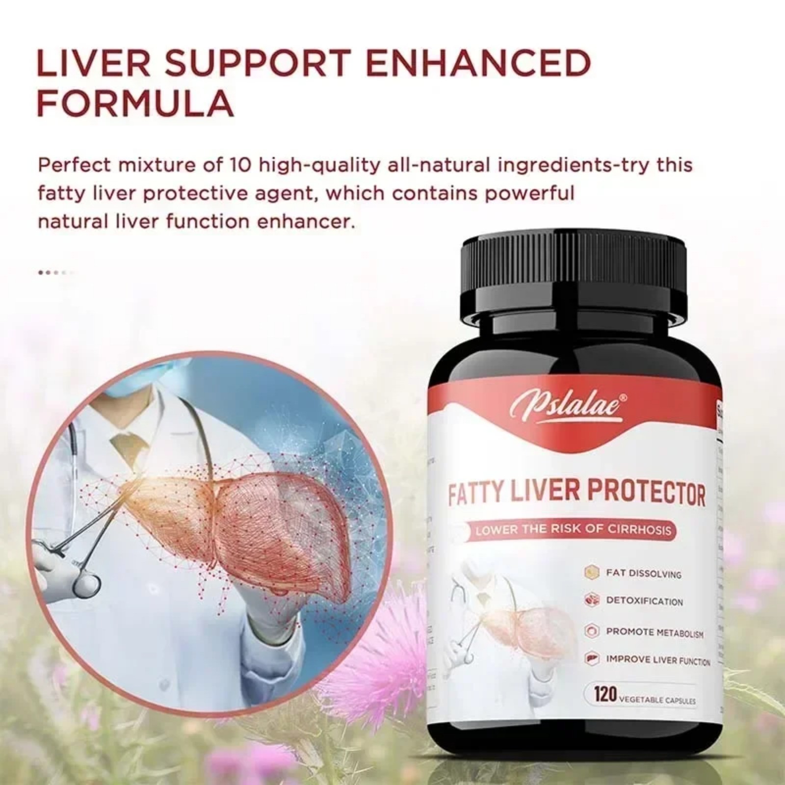 Fatty Liver Protector 120pcs – Liver Cleansing, Supports Skin and Liver Health