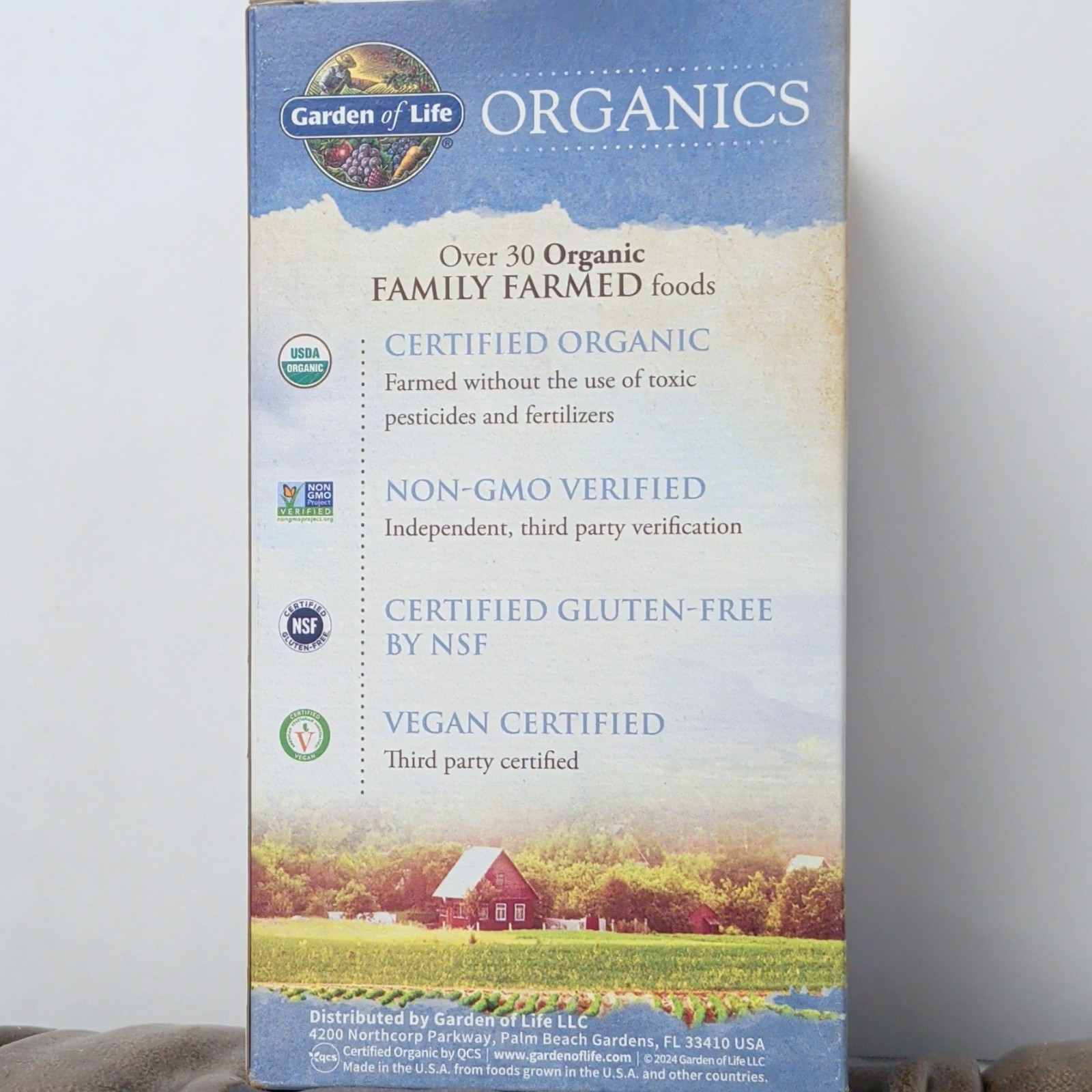 Garden of Life Men’s Multi Multivitamin 120 Vegan Tablets Non-Gmo Exp 01/2028