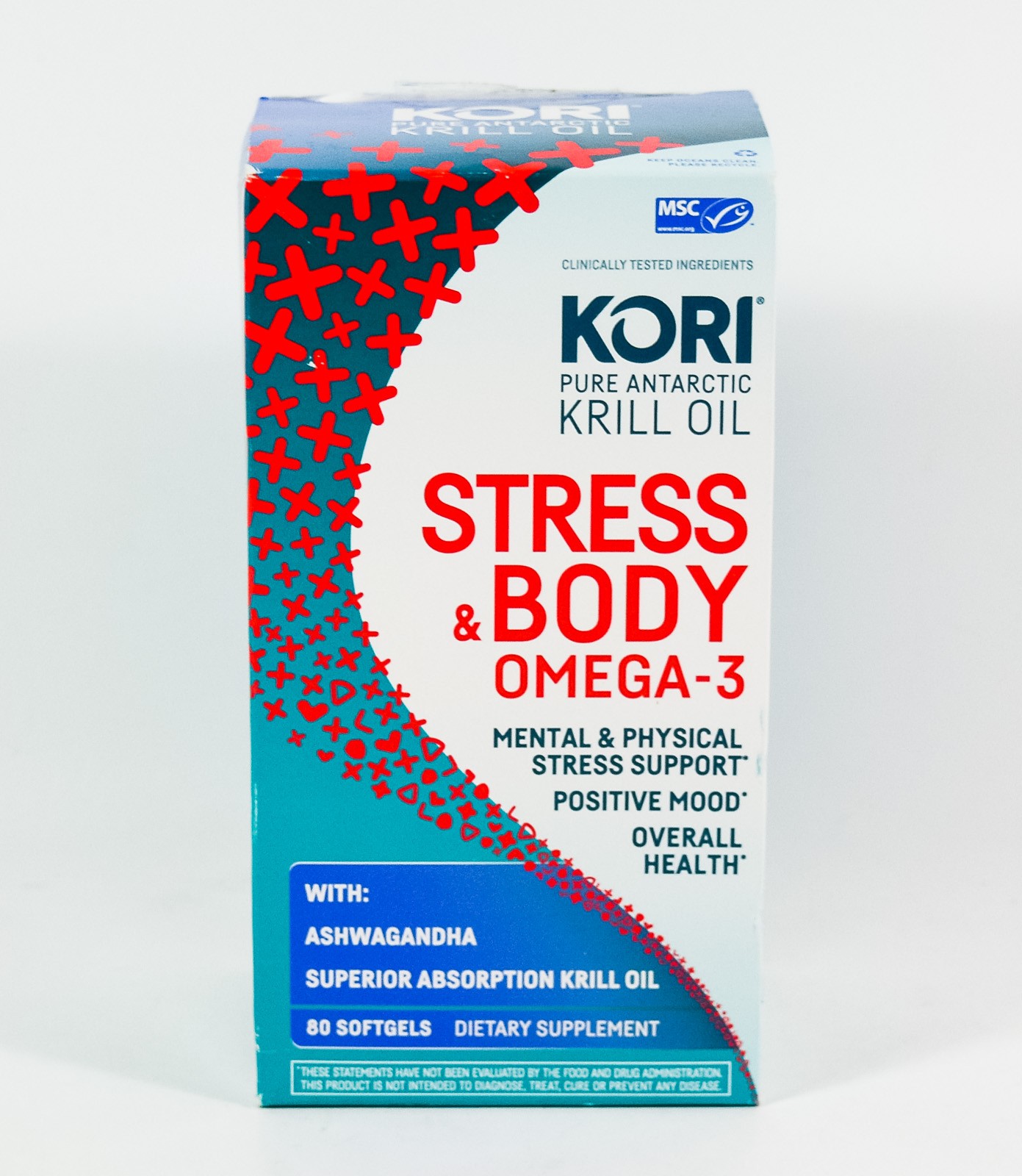 07/2026 Kori Krill Oil STRESS & BODY Omega3 Multi Benefit ashwagandha 80 softgel