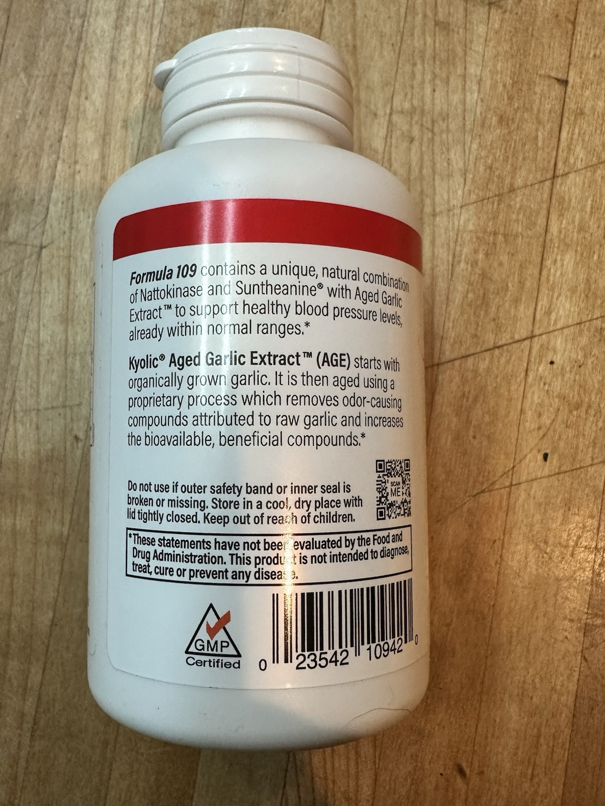160 Capsules KYOLIC Aged Garlic Extract BLOOD PRESSURE HEALTH Formula 109