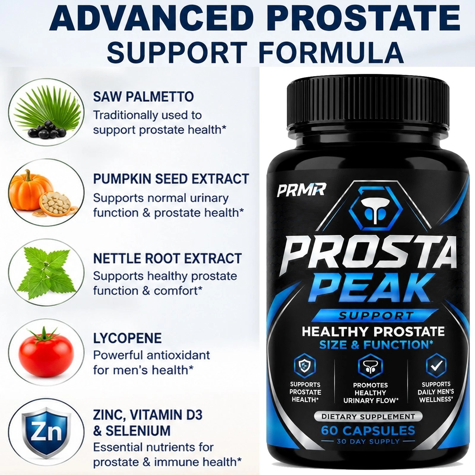 Prosta Peak Support Complex – Premium Prostate Health Supplement (1 to 5 pack)